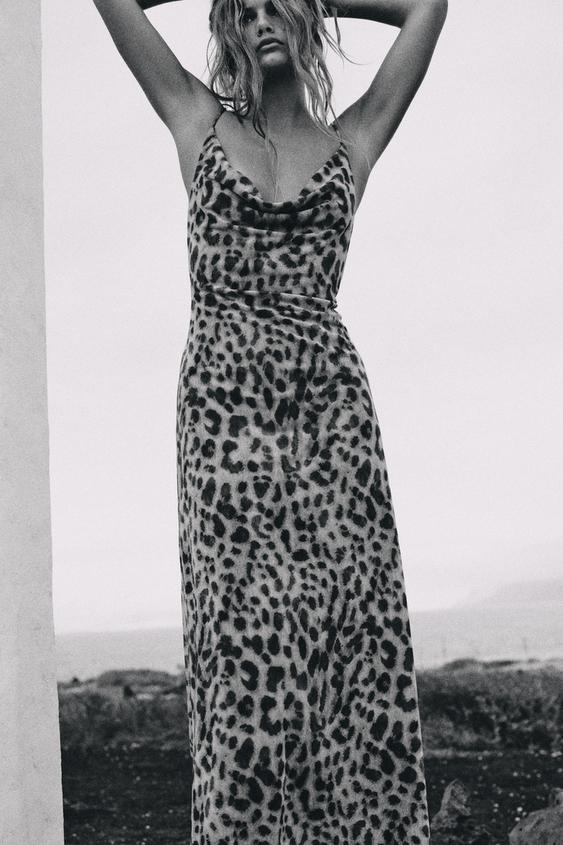 Melanie Leopard Dress