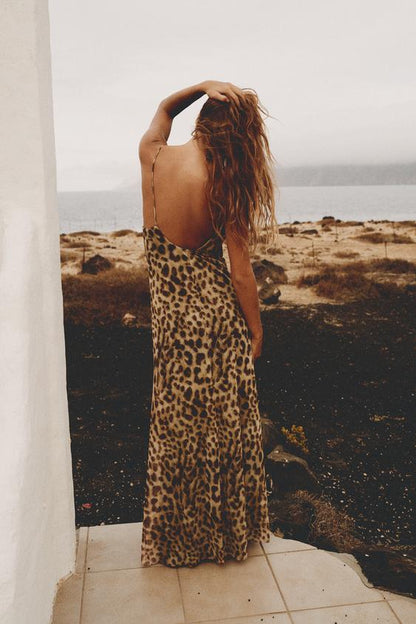 Melanie Leopard Dress