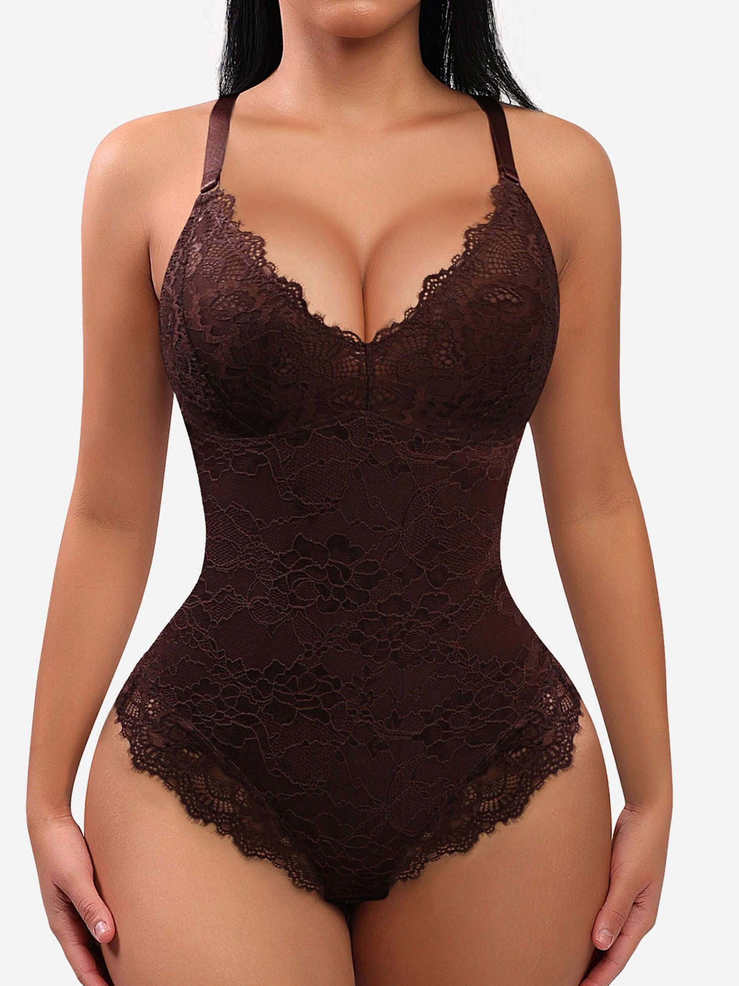 Allure Lace Thong Bodysuit