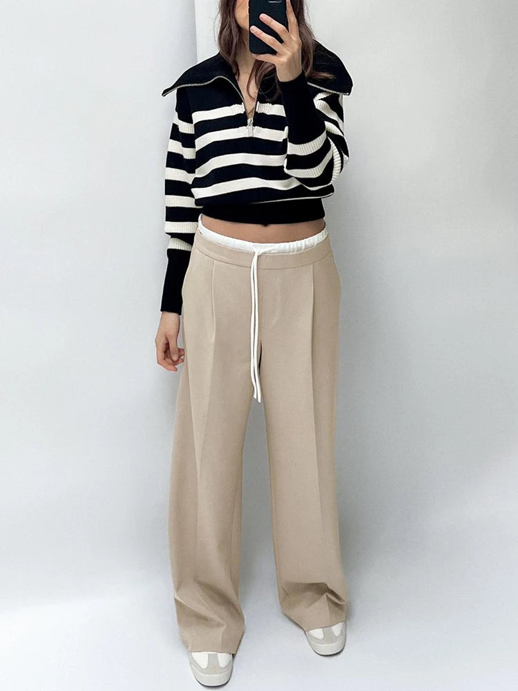 Tailored Pants with Inner Waistband