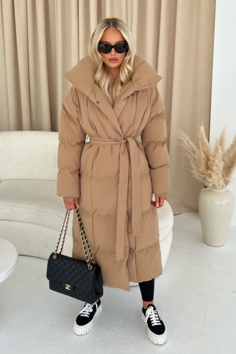 Sophia Long Puffer Coat