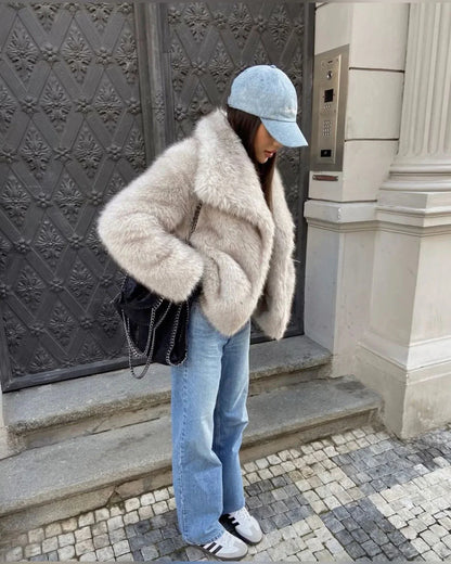 Luxury Soft Fur Coat