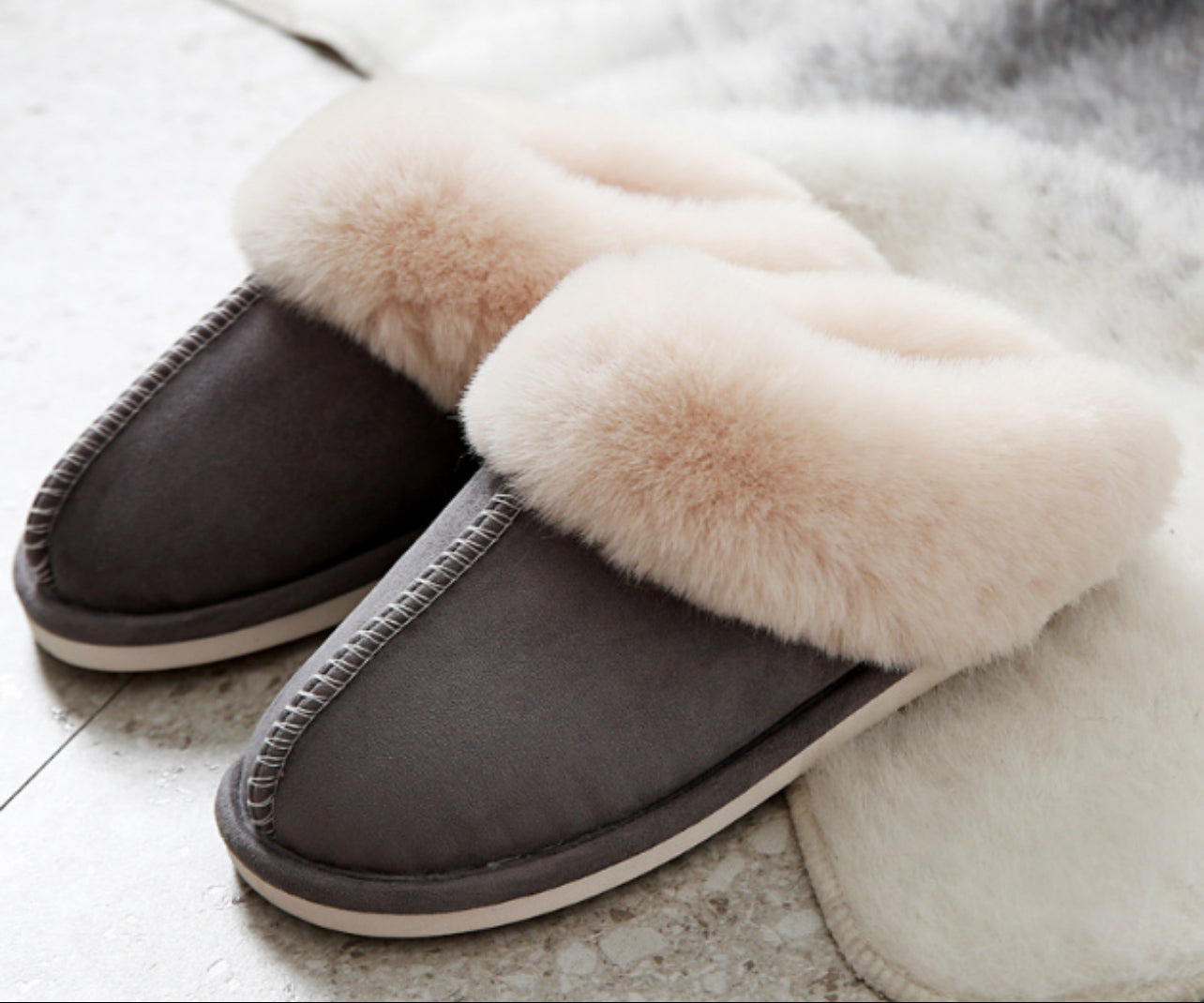 Snuggly Plush Slippers