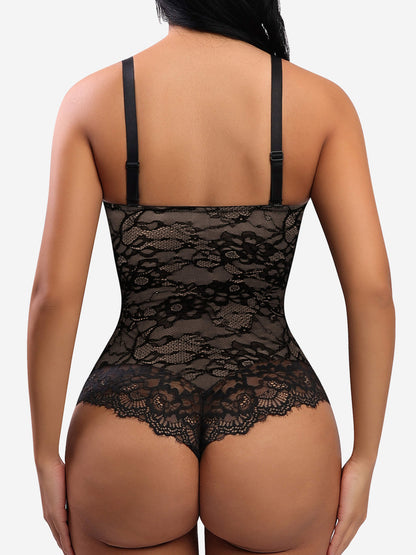 Allure Lace Thong Bodysuit