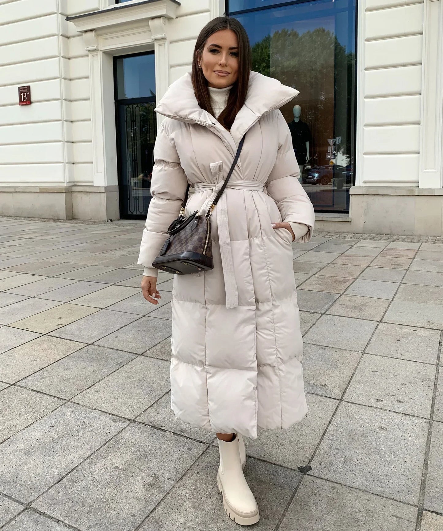 Sophia Long Puffer Coat