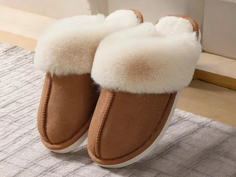 Snuggly Plush Slippers