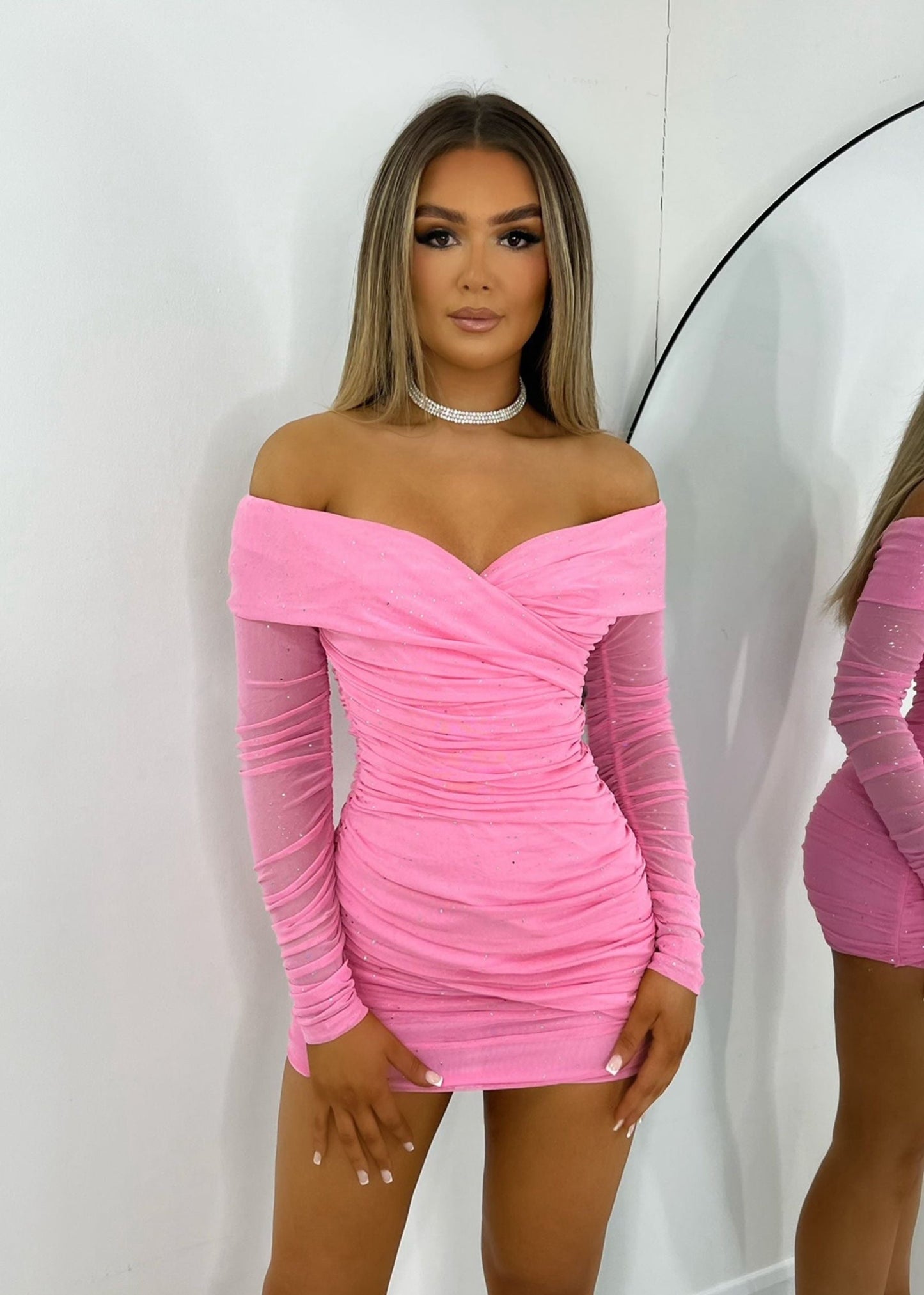 Kylie Sparkle Mini Dress